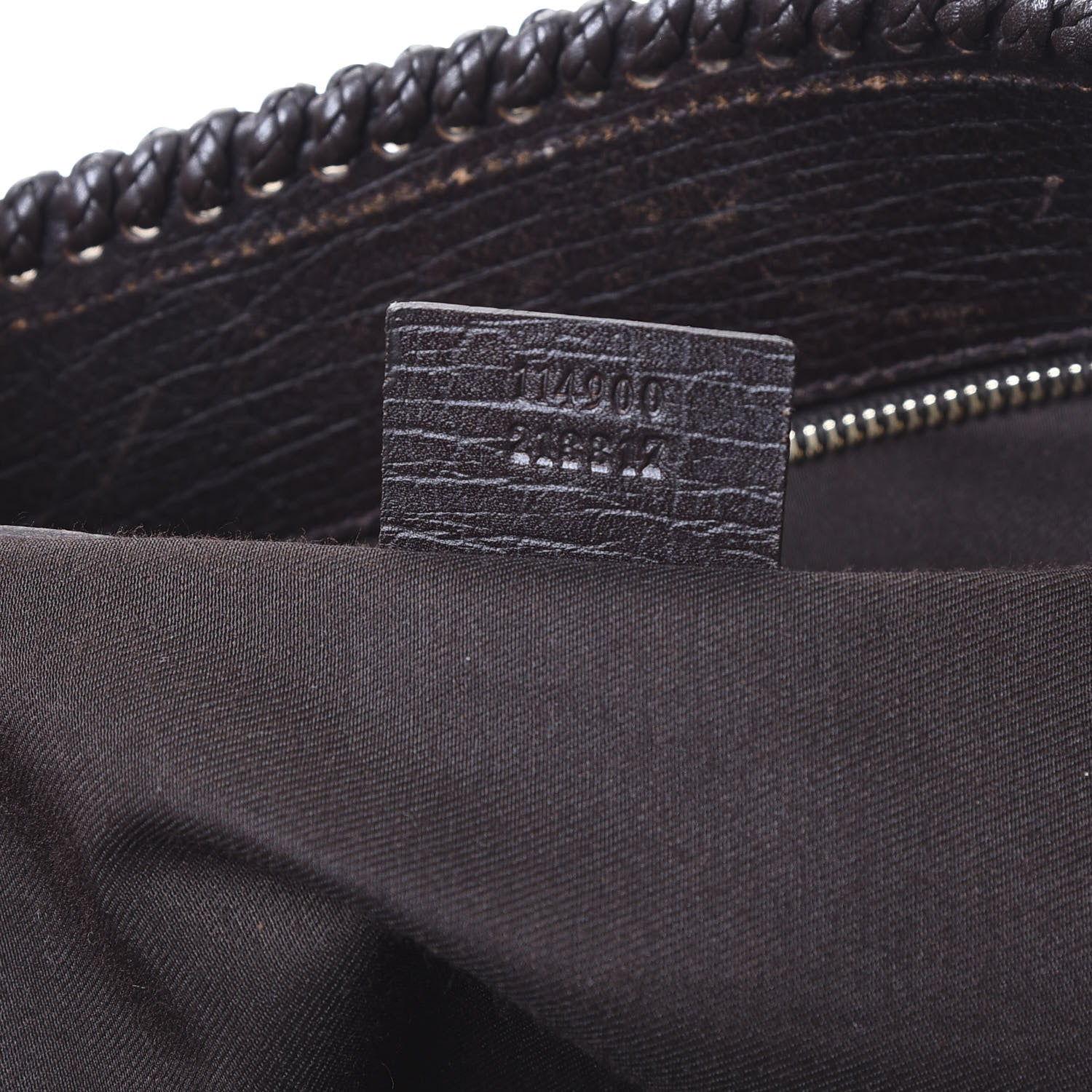 Gucci Monogram Large Horsebit Chain Hobo Dark Brown 6 of 10