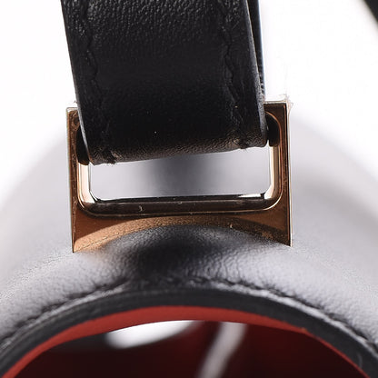 Hermes Swift Horseshoe Constance 24 Black Rose Jaipur 16 of 22