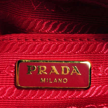 Prada Saffiano Mini Camera Crossbody Bag Fuoco 6 of 9