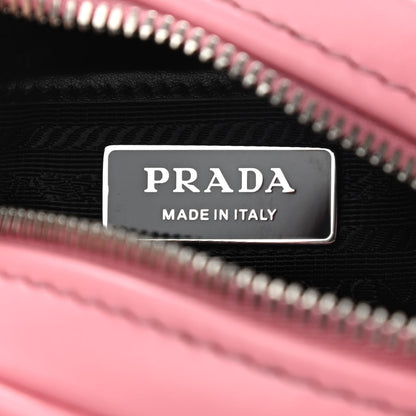 Prada Soft Calfskin Bowling Crossbody Bag Petalo 8 of 9