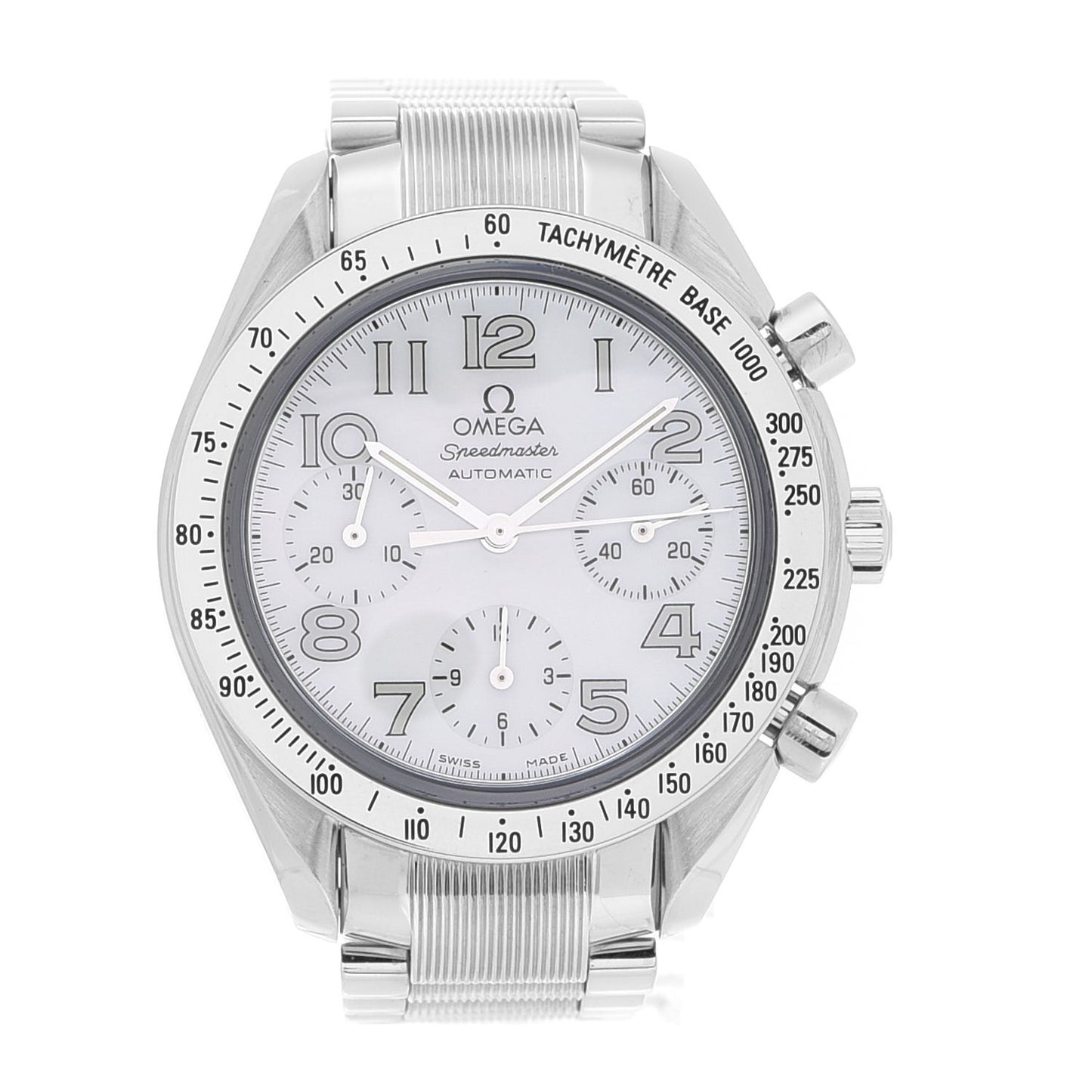 Stainless Steel Mother of Pearl 39mm Speedmaster Chronograph Automatic Watch 3834.70.36
