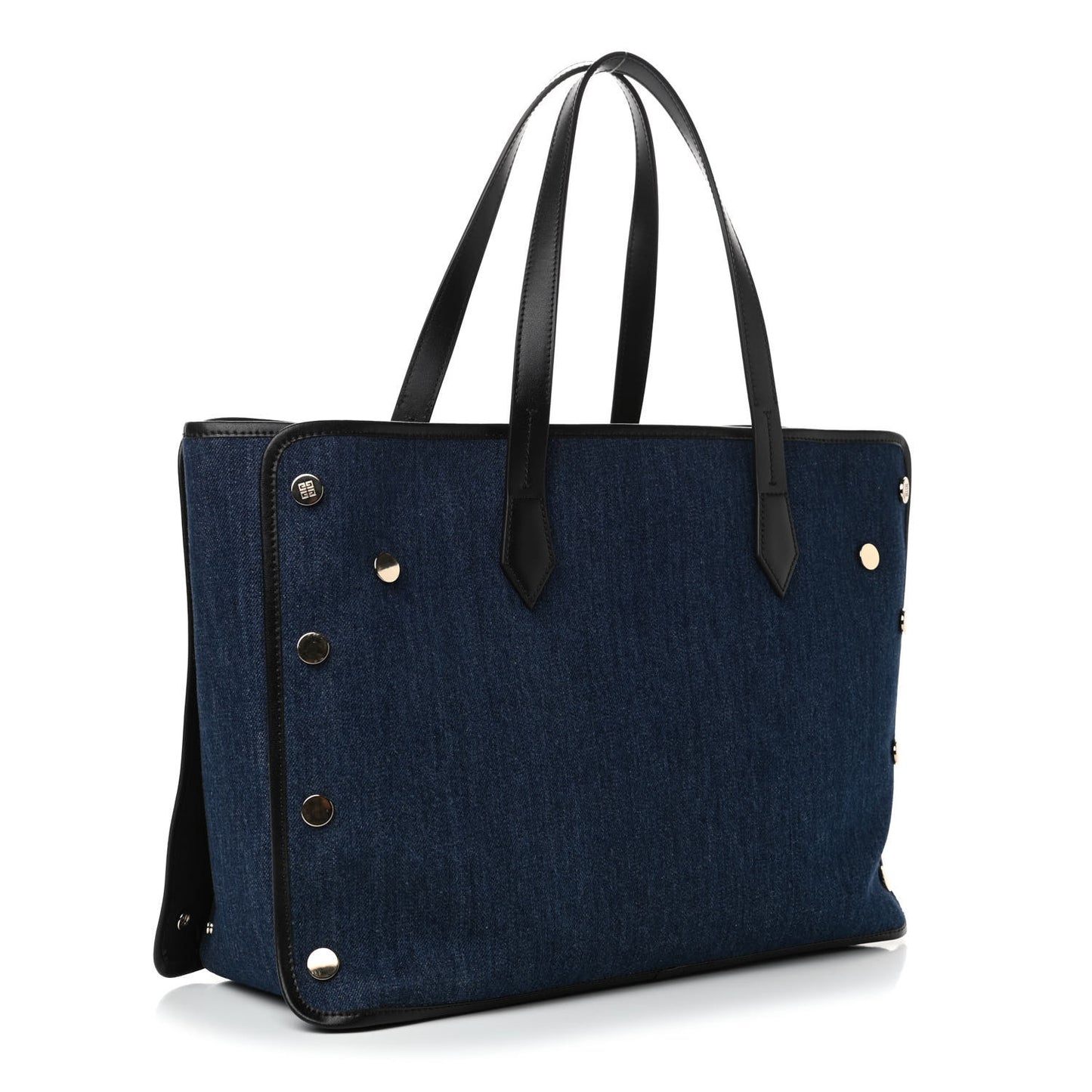 Denim Medium Logo Bond Shopper Tote Blue