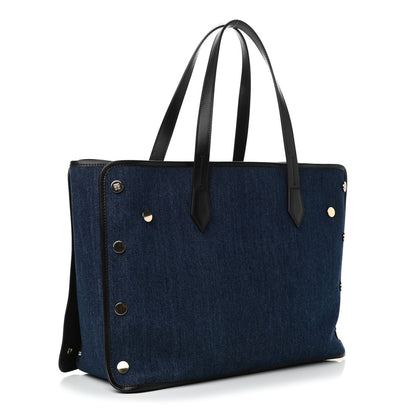 Givenchy Denim Medium Logo Bond Shopper Tote Blue 2 of 4