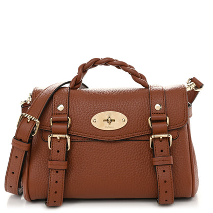 Mulberry Heavy Grain Mini Alexa Chestnut 1 of 9