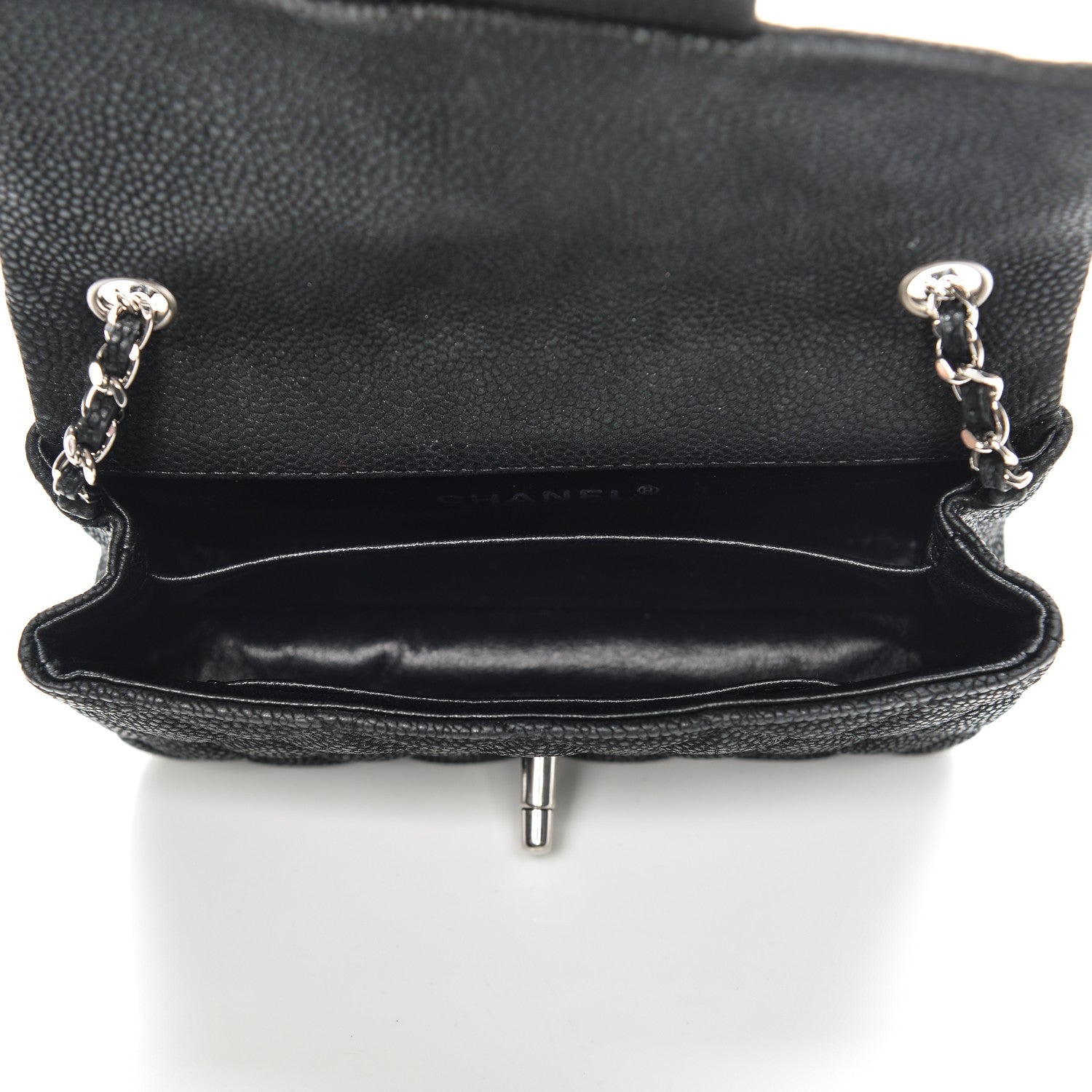 Chanel Iridescent Caviar Quilted Extra Mini Flap Black 5 of 7