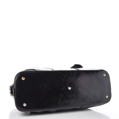 Saint Laurent Patent Oversized Muse Black 4 of 8