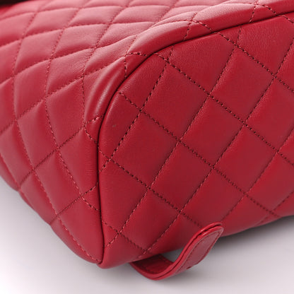 Chanel Calfskin Quilted Mini Urban Spirit Backpack Red 8 of 9