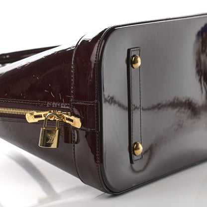 Louis Vuitton Vernis Alma GM Amarante 8 of 9