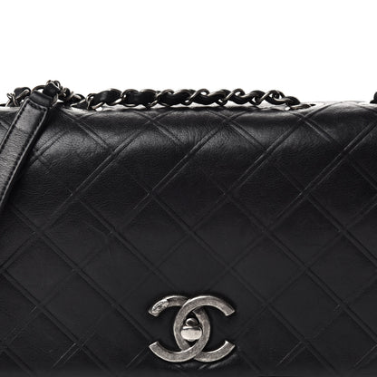 Chanel Calfskin Diamond Embossed New Chic Flap Black 10 of 11