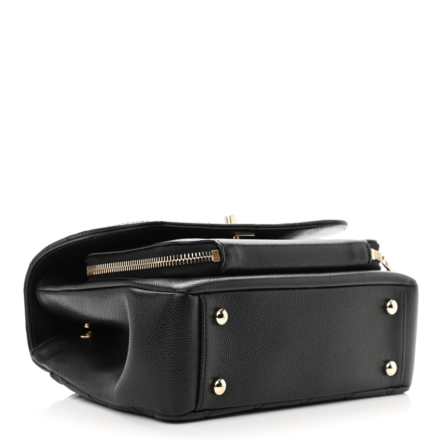 Caviar Quilted Medium Business Affinity Flap Black