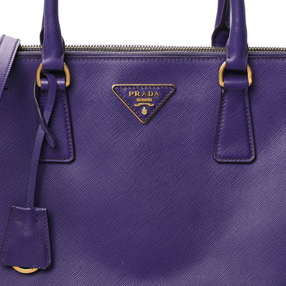 Prada Saffiano Medium Galleria Double Zip Tote Viola 11 of 13