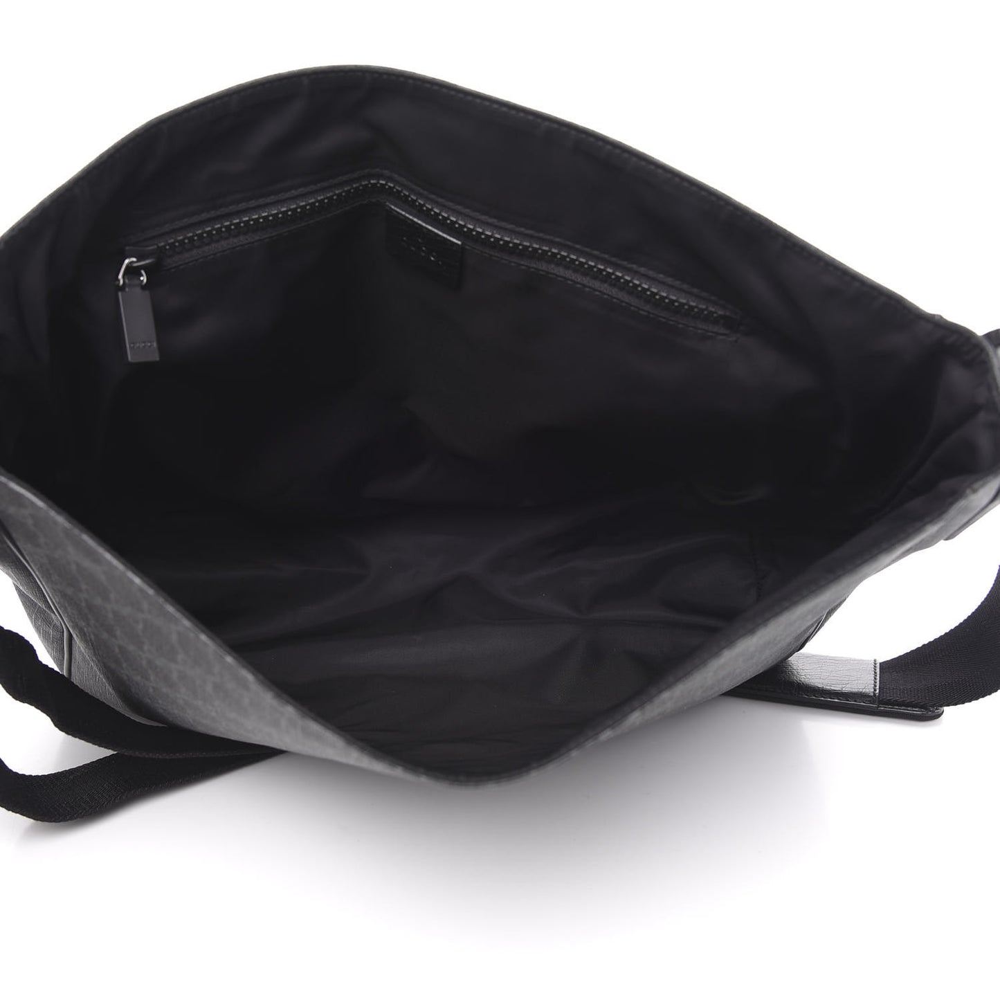 GG Plus Monogram Medium Flap Messenger Bag Black