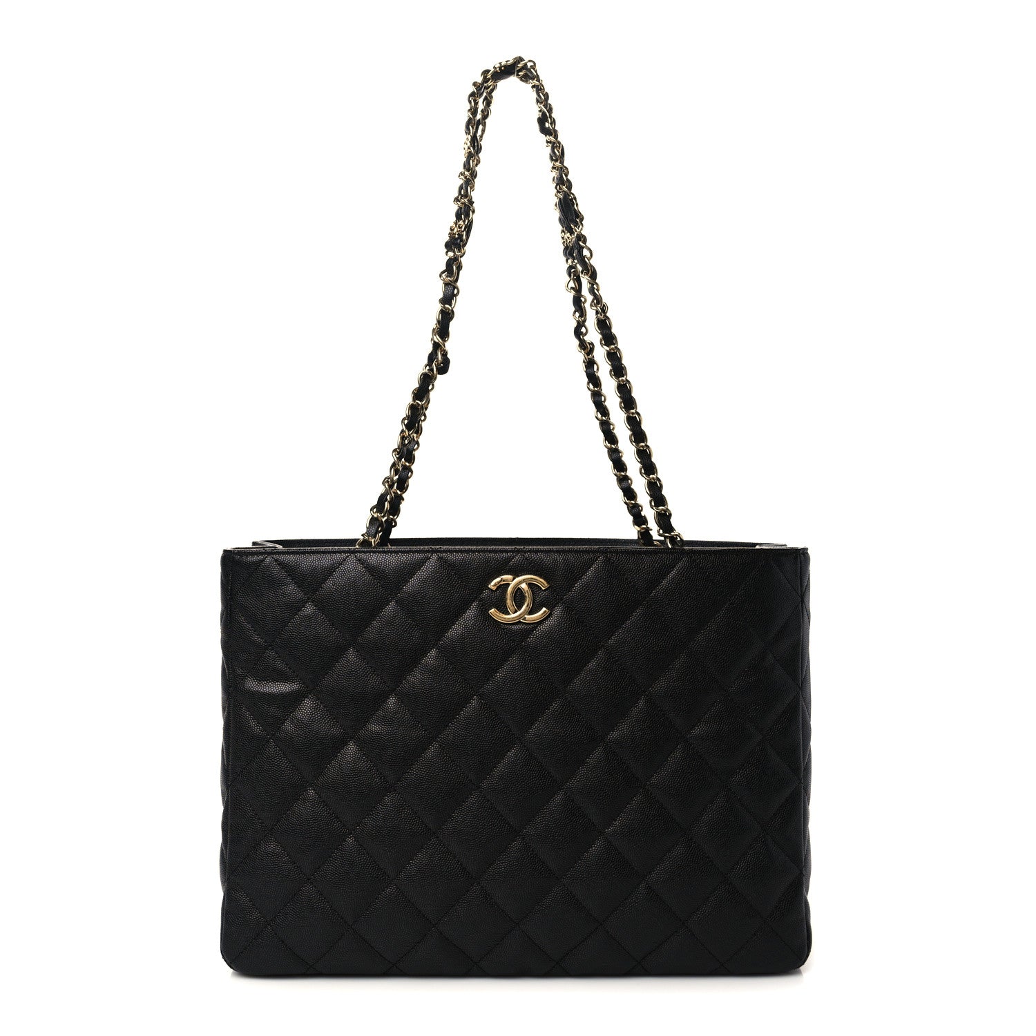 Chanel Caviar Quilted Large Classic Shopping Tote Black 1 of 10