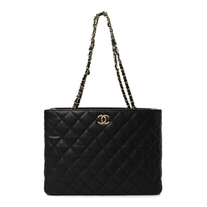 Chanel Caviar Quilted Large Classic Shopping Tote Black 1 of 10