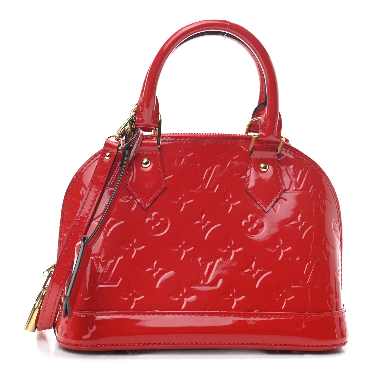Louis Vuitton Vernis Alma BB Rose Indien 1 of 8