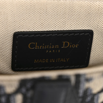 Christian Dior Oblique Mini Saddle Bag Blue 6 of 11