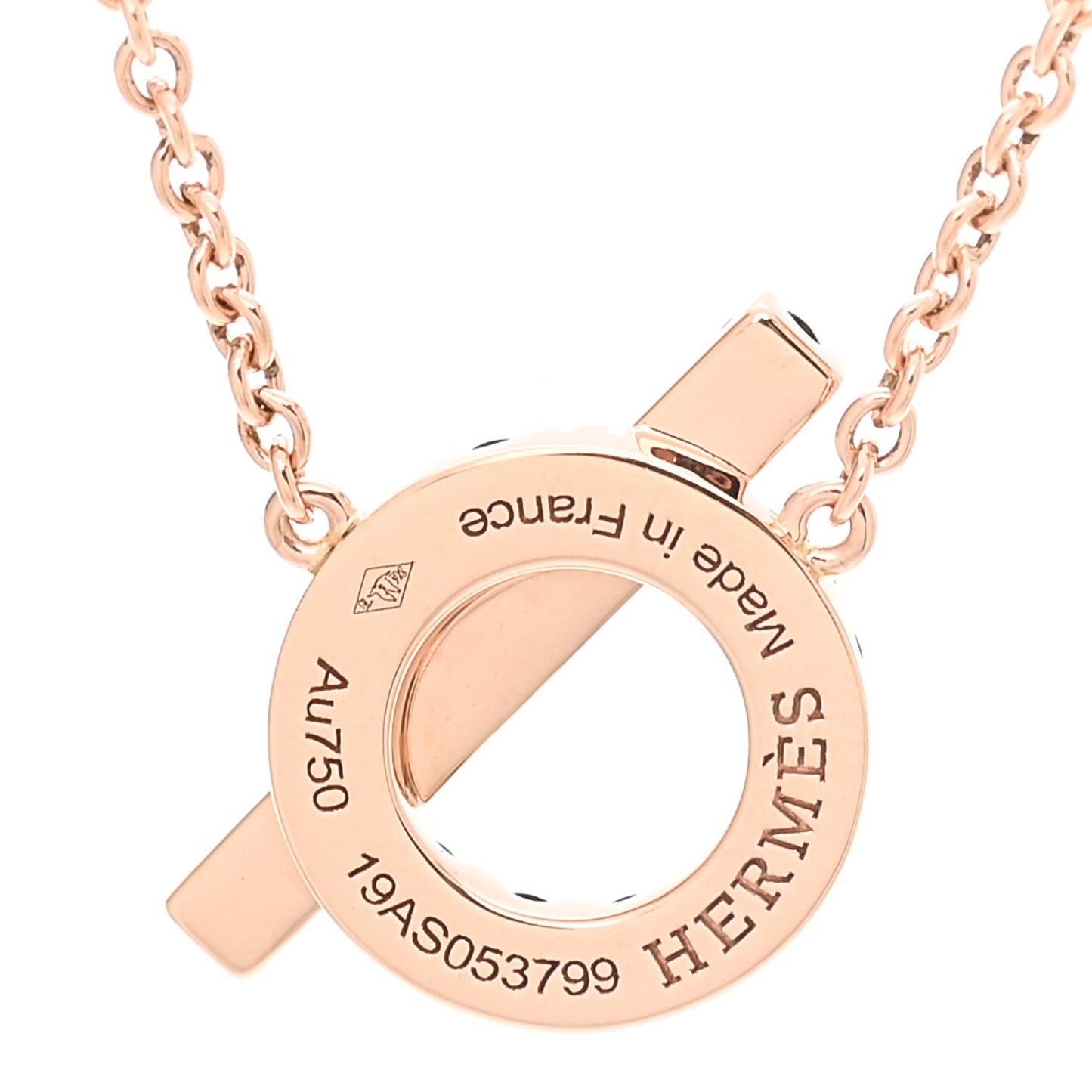 18K Rose Gold Black Spinel Finesse Pendant Necklace