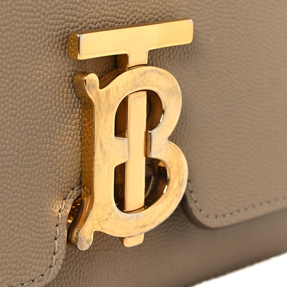 Burberry Grained Calfskin Small TB Bag Oat Beige 11 of 14