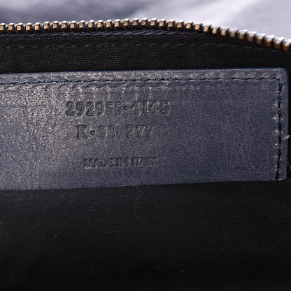 Balenciaga Agneau Classic Hardware Flat Handle Clutch Jacynthe 7 of 10
