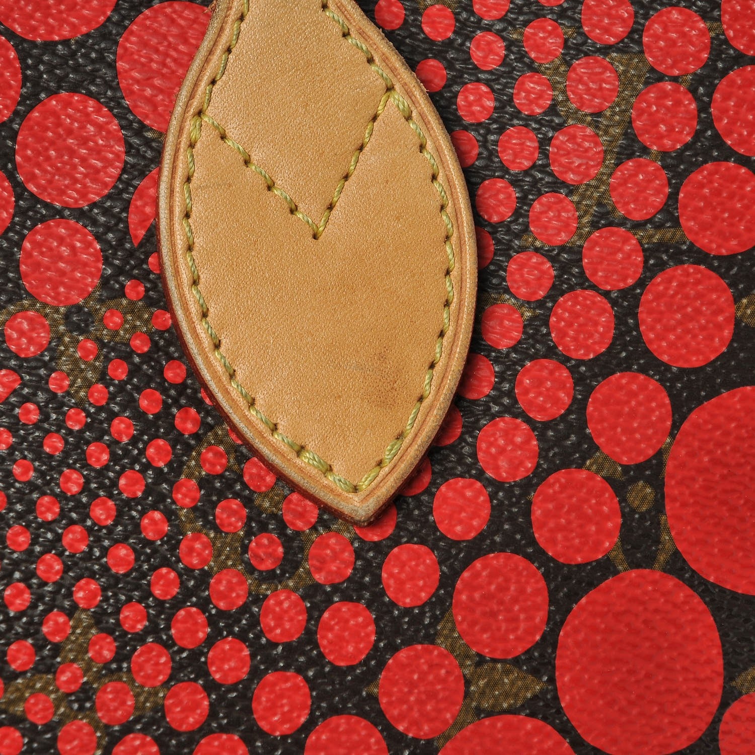 Louis Vuitton Monogram Kusama Waves Neverfull MM Red 11 of 11