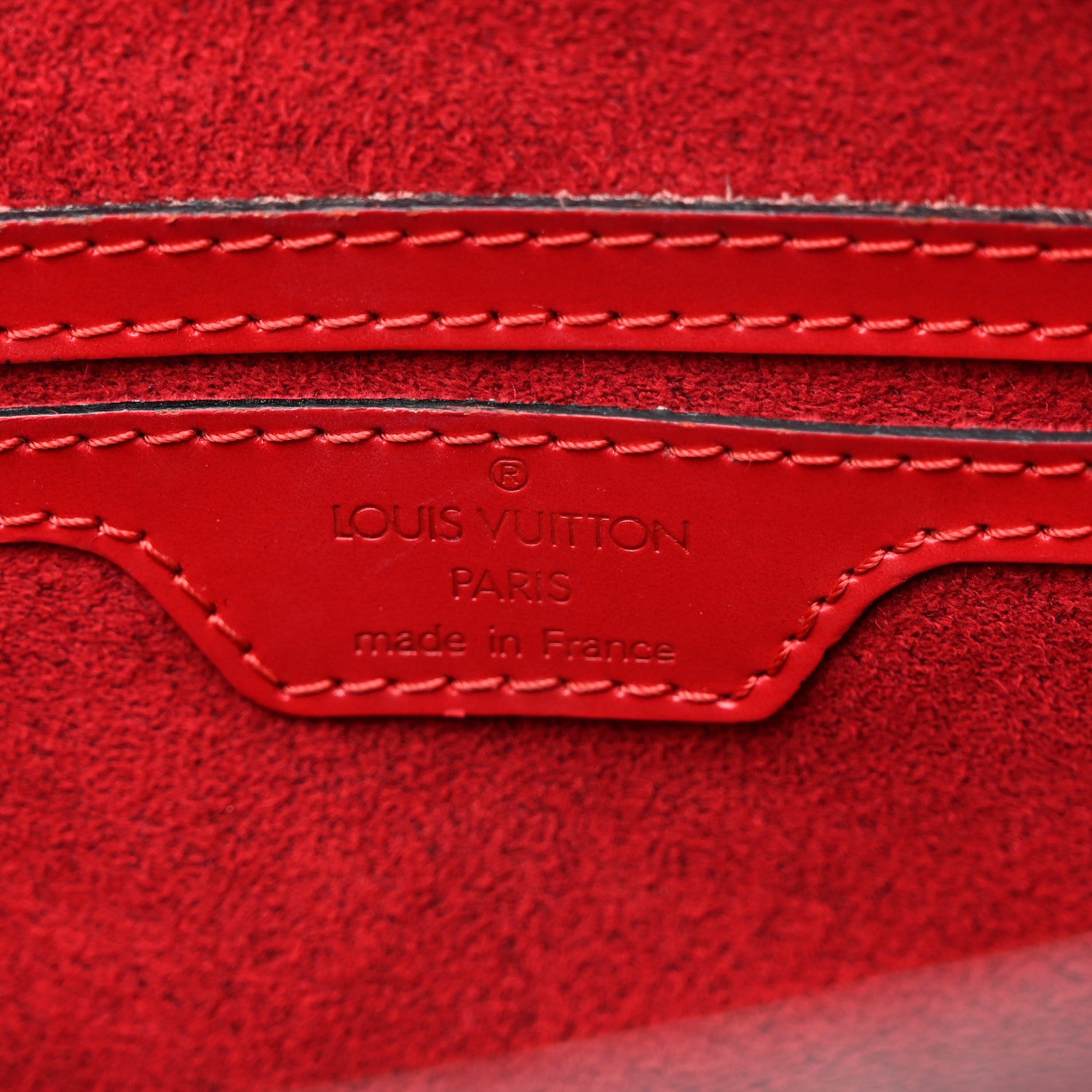 Louis Vuitton Epi Saint Jacques PM Castillan Red 6 of 11
