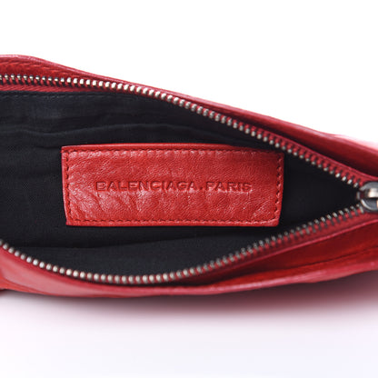 Balenciaga Chevre Porte Toilette Makeup Clutch True Red 6 of 13