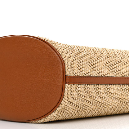 Louis Vuitton Raffia Saint Jacques Tote Caramel 10 of 11