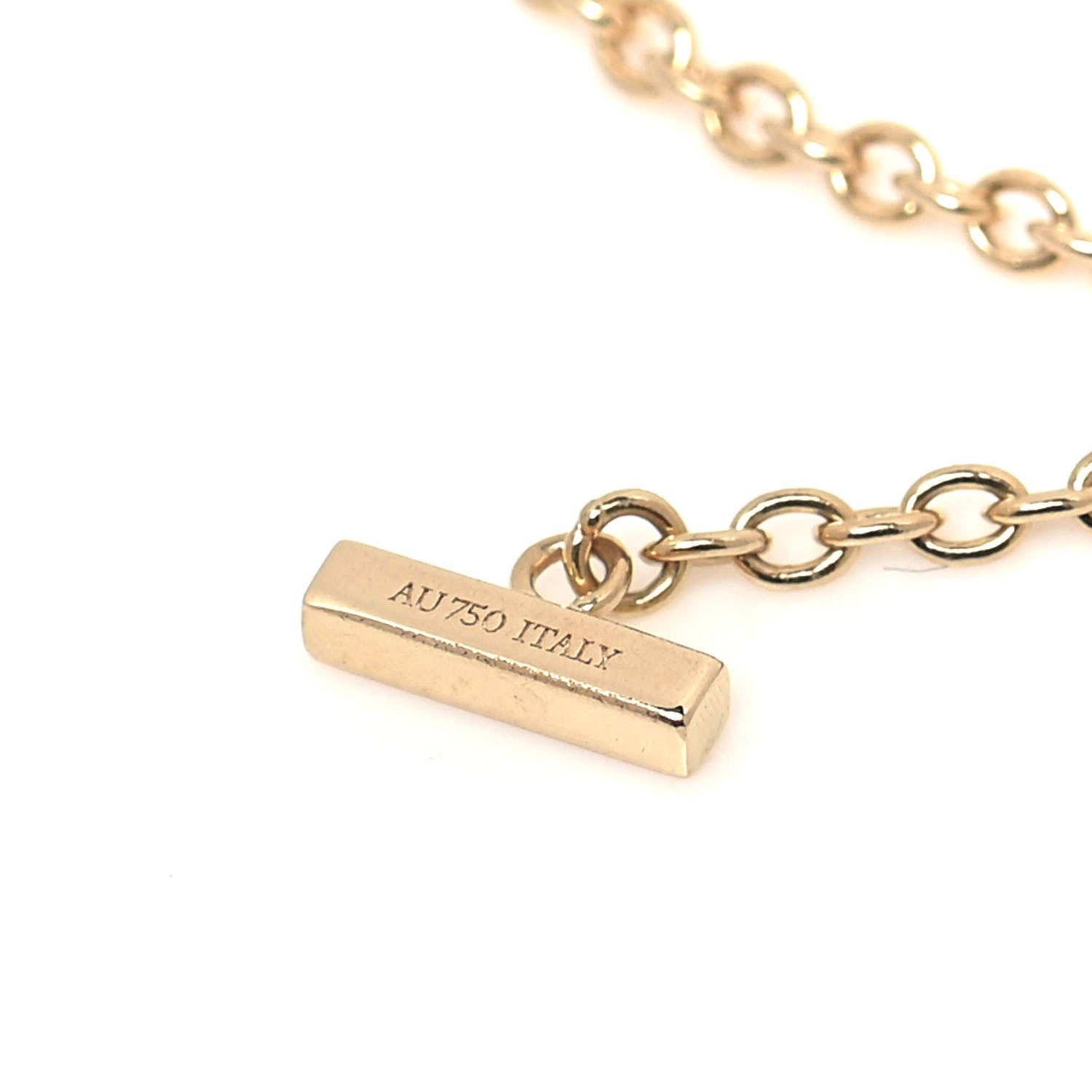 Tiffany 18K Yellow Gold T Smile Bracelet 8 of 12