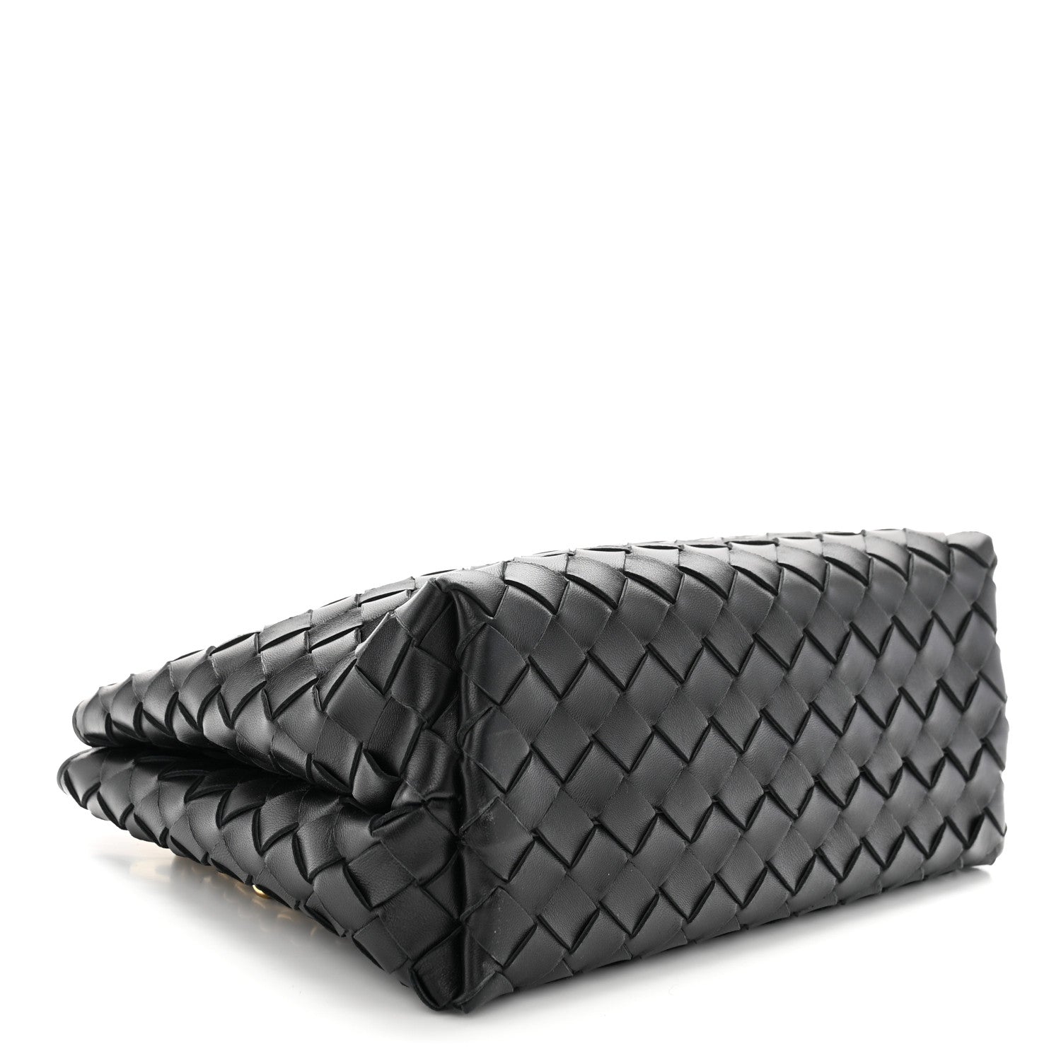 Bottega Veneta Nappa Intrecciato Small Andiamo With Chain Shoulder Bag Black 4 of 10