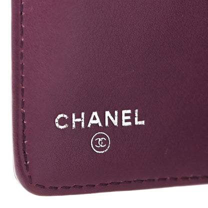 Chanel Patent Coco Cabas Yen Wallet Purple 6 of 11