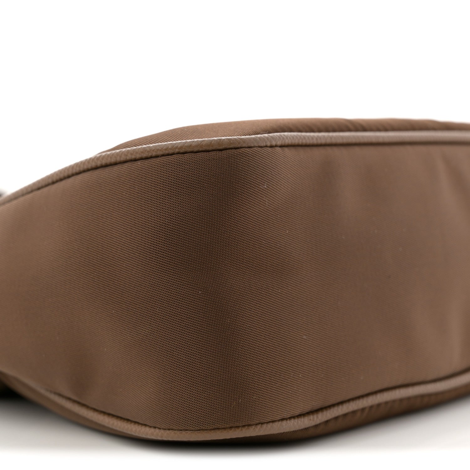 Prada Nylon Re-Edition 2005 Shoulder Bag Cacao 9 of 10