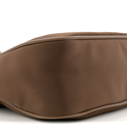 Prada Nylon Re-Edition 2005 Shoulder Bag Cacao 9 of 10
