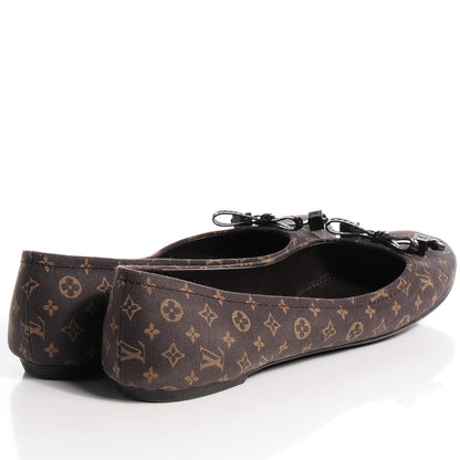 Louis Vuitton Monogram Canvas Idylle Debbie Ballerina Flats 40.5 Fusain 4 of 9