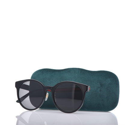 Gucci Acetate GG Web Round Eye Sunglasses GG0854SK Black 7 of 7
