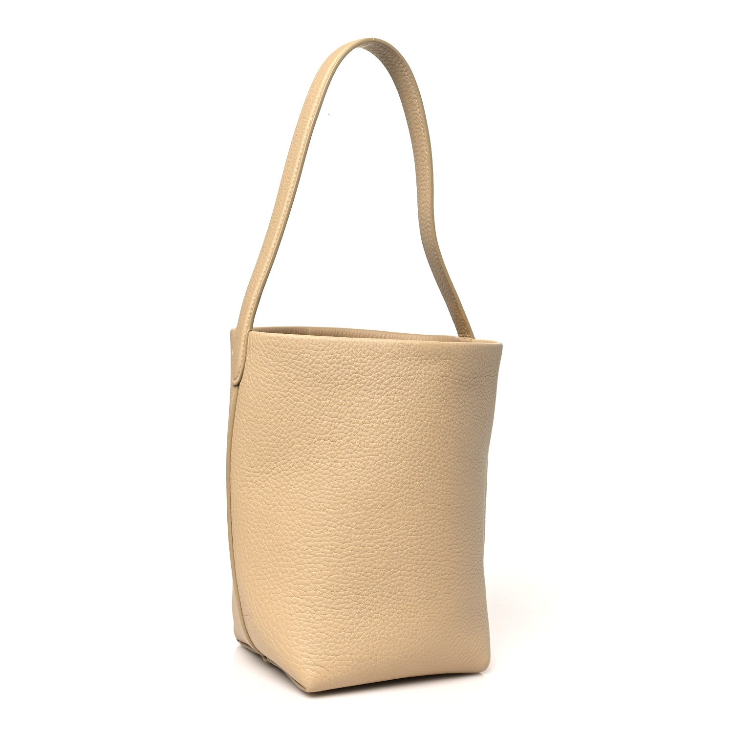 The Row Grained Calfskin Small N/S Park Tote Boulder 3 of 9