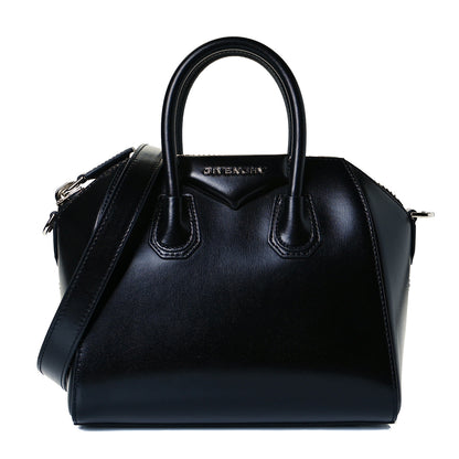 Givenchy Shiny Lord Calfskin Mini Antigona Black 1 of 7
