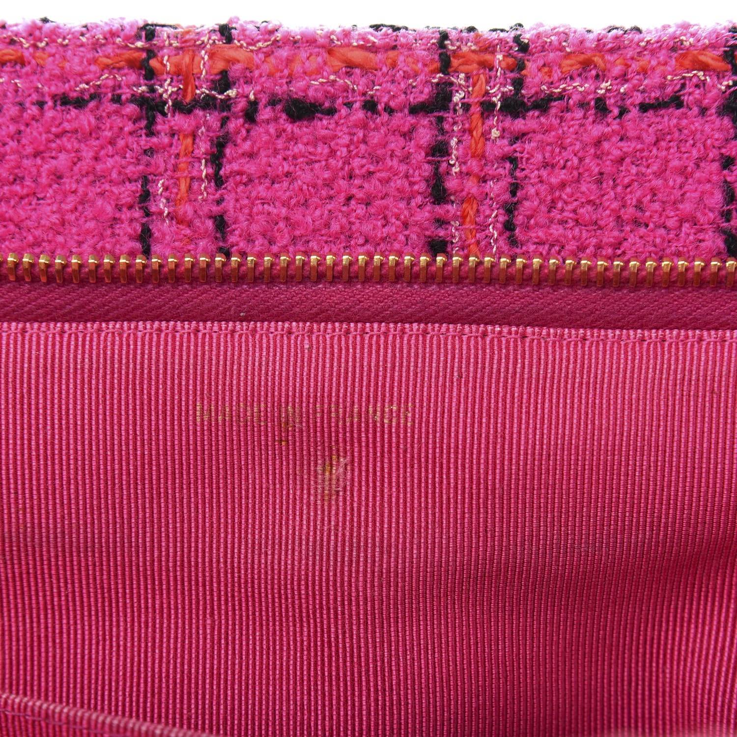 Chanel Tweed Crossbody Bag Pink 9 of 15