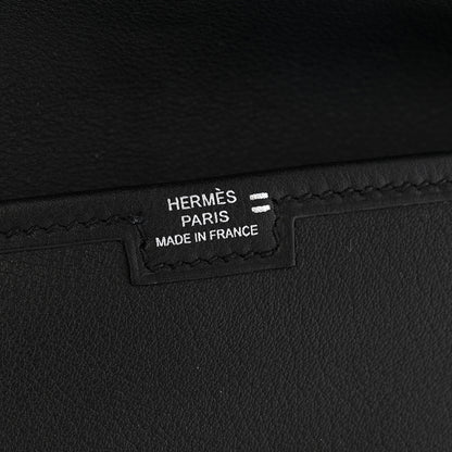 Hermes Swift Lizard Jige Touch Duo Clutch Black Ombre 6 of 7