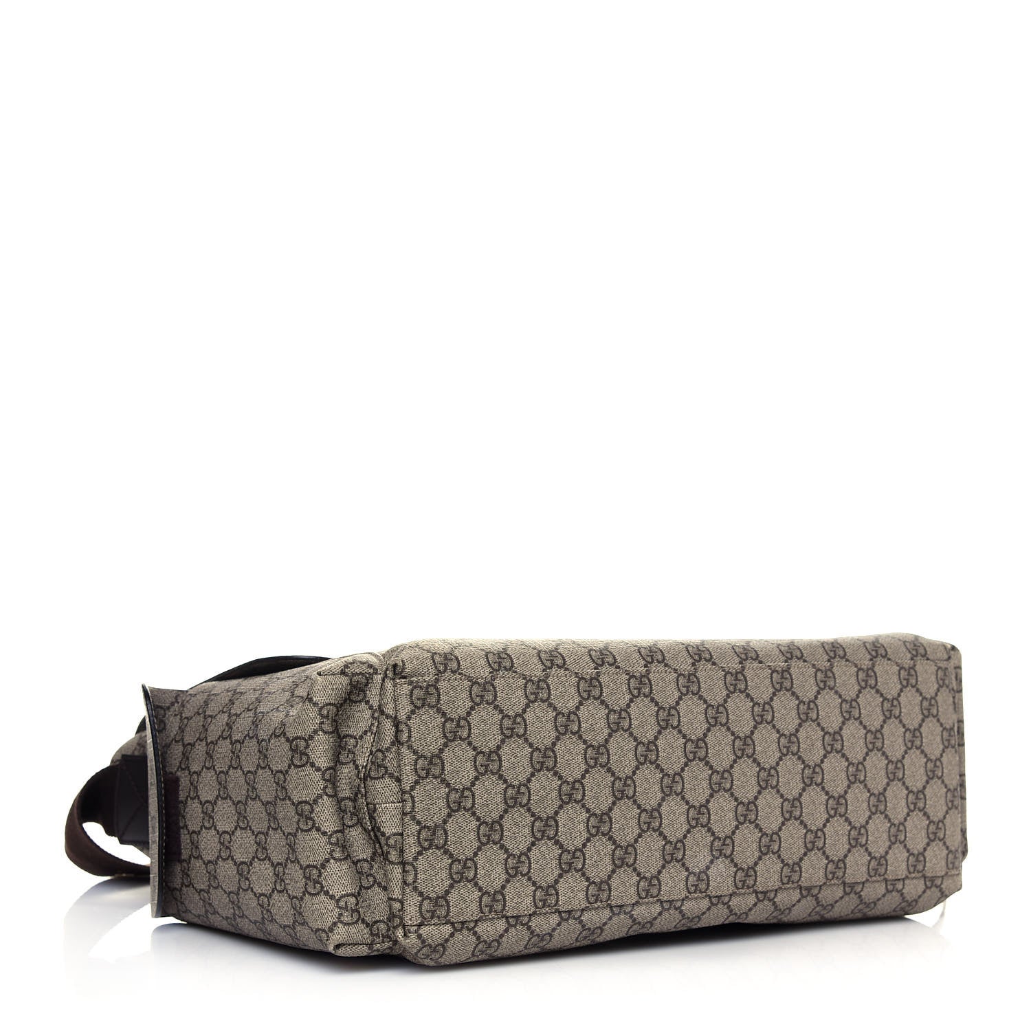 Gucci GG Plus Monogram Messenger Diaper Bag Dark Brown 4 of 12