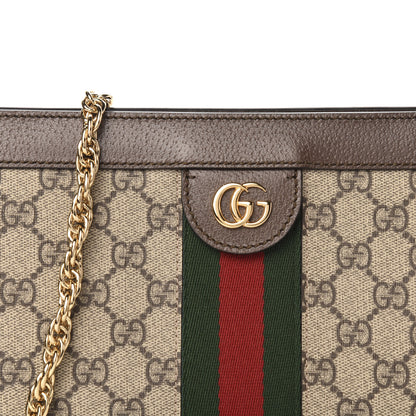 Gucci GG Supreme Monogram Web Small Ophidia Chain Shoulder Bag Brown 13 of 13