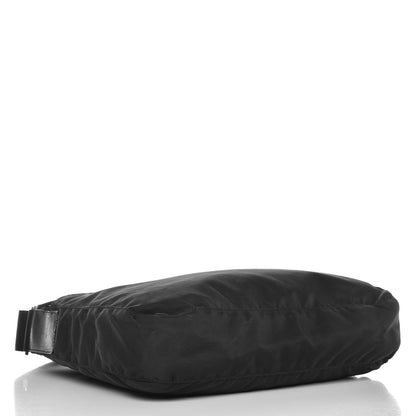 Prada Nylon Flat Messenger Bag Black 4 of 9