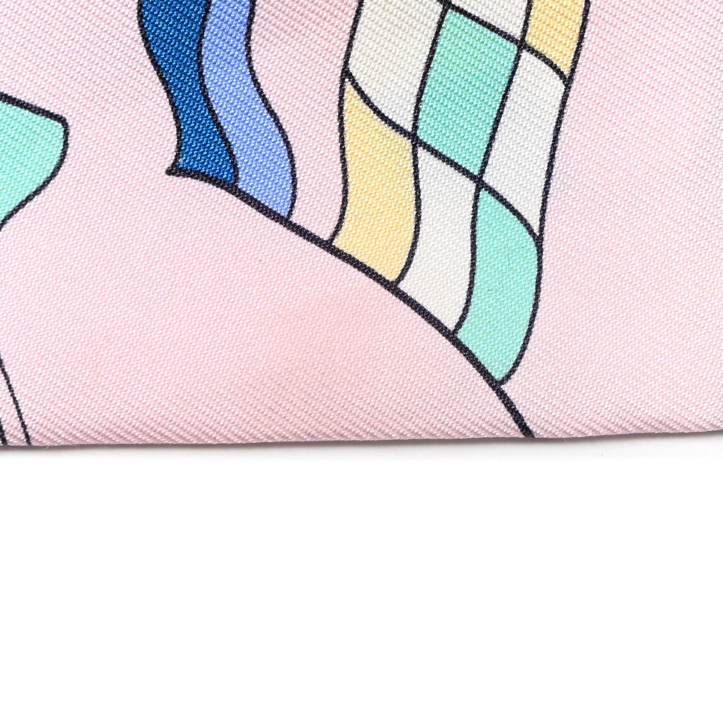 Silk Les Folies Du Ciel Twilly Rose Bleu Jaune Vif