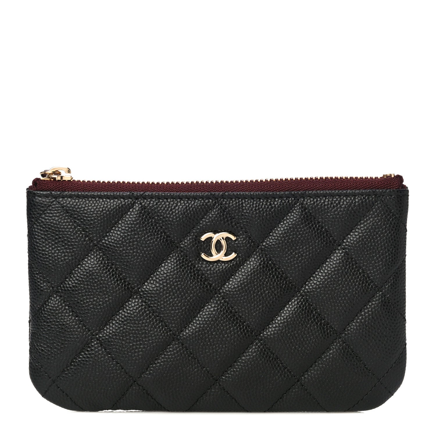 Chanel Caviar Quilted Small Cosmetic Case Black 1 of 10