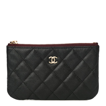 Chanel Caviar Quilted Small Cosmetic Case Black 1 of 10