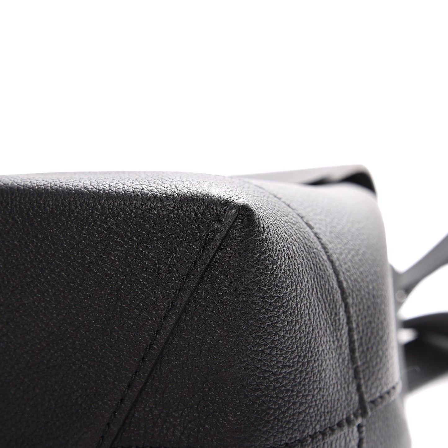 Calfskin Lockme Backpack Black