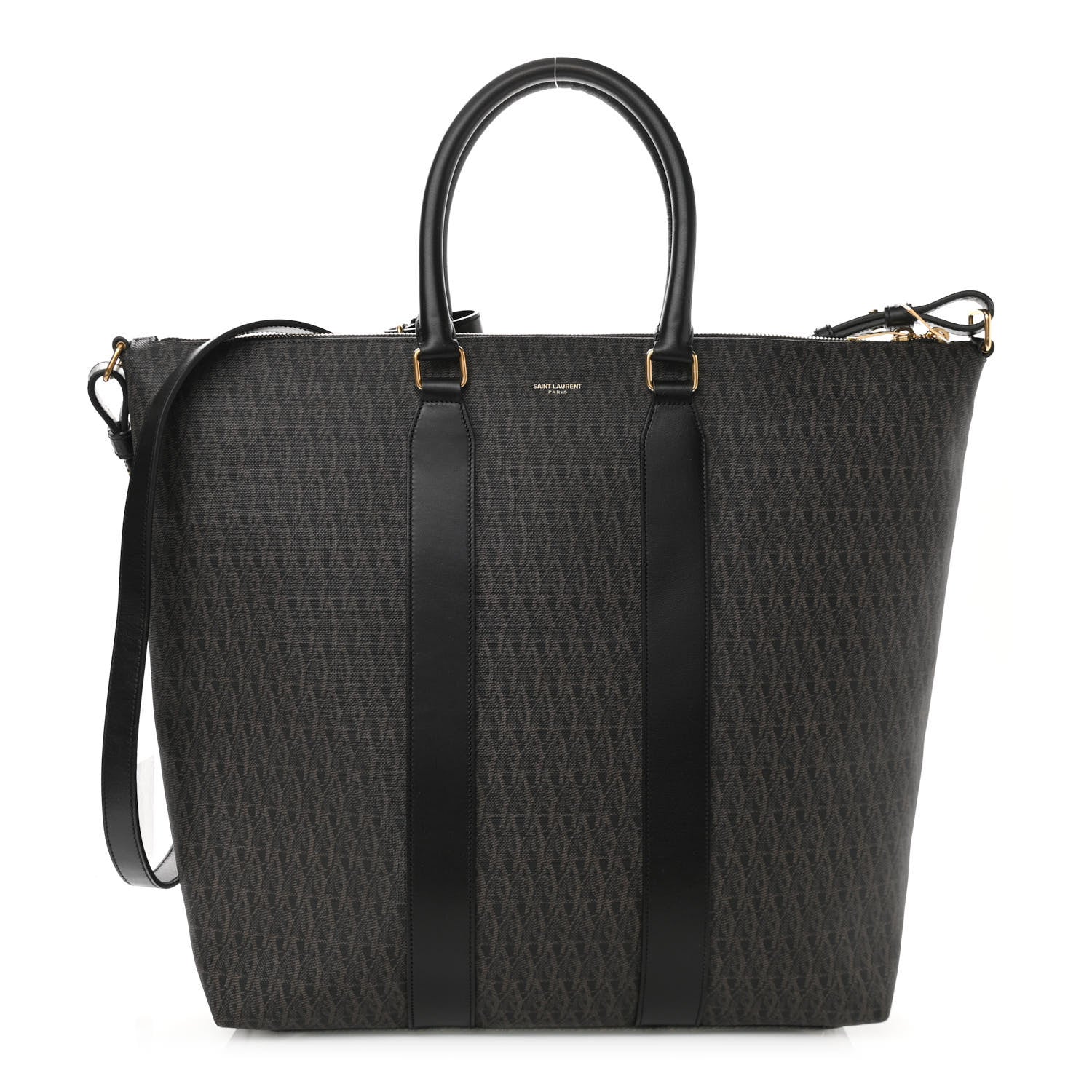 Saint Laurent Toile Classic Monogram Tote Black 1 of 10