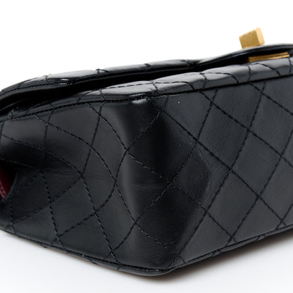 Chanel Aged Calfskin Quilted 2.55 Reissue 225 Flap Black 9 of 11