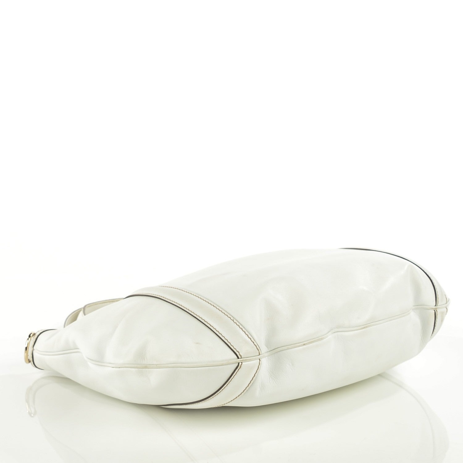 Gucci Calfskin Medium Britt Hobo Off White 4 of 7