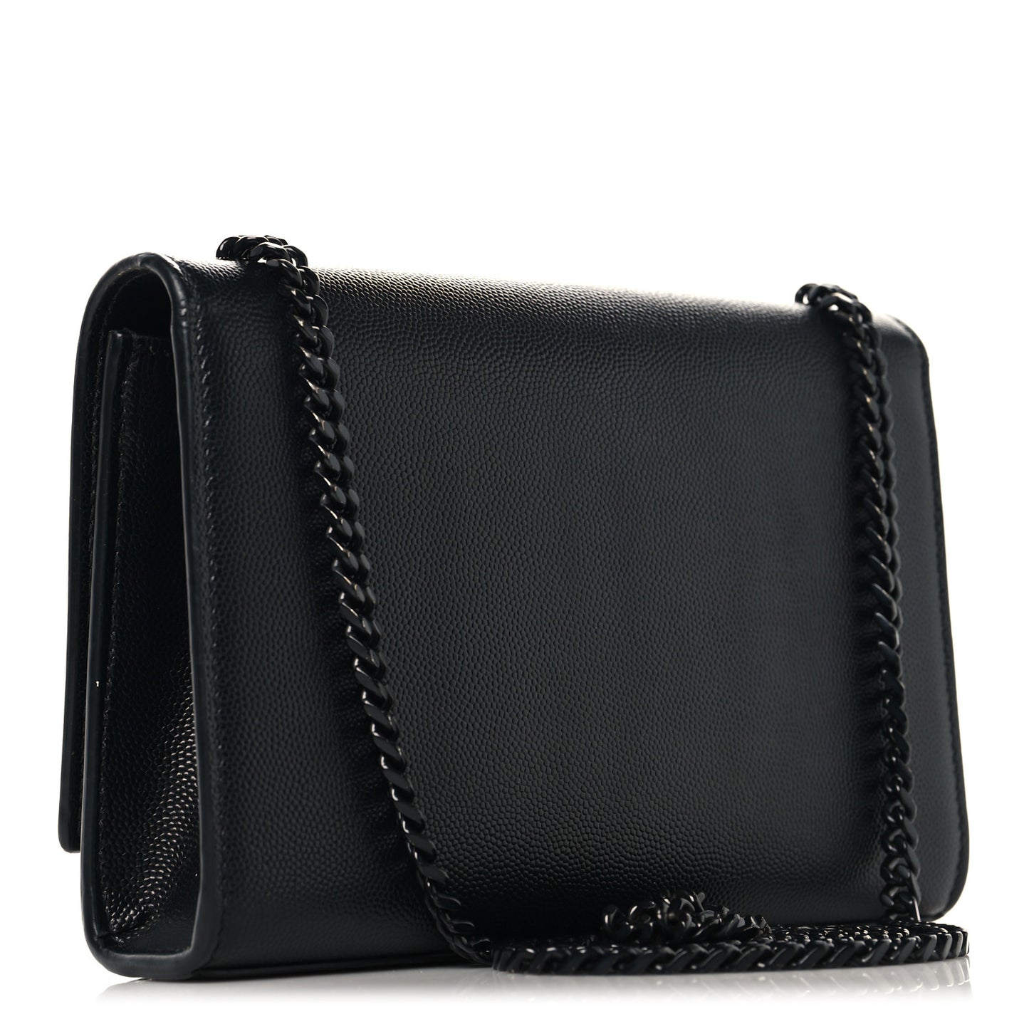 Grain De Poudre Small Monogram Monochrome Kate Satchel Black