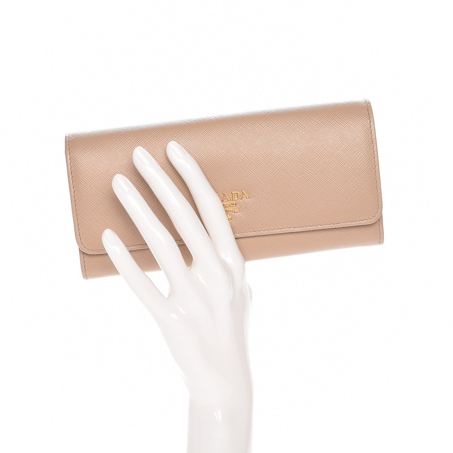 Saffiano Colour Continental Flap Wallet Cammeo Orchidea
